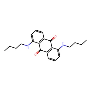 1,5-Bis(butylamino)anthracene-9,10-dione structure