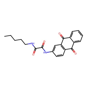 N~1~-(9,10-Dioxo-9,10-dihydroanthracen-2-yl)-N~2~-pentylethanediamide structure