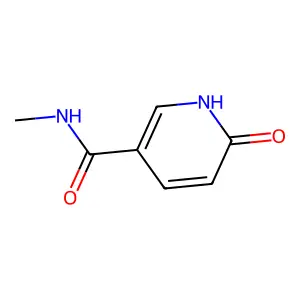 1,6-Dihydro-N-methyl-6-oxonicotinamide structure