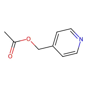 4-Pyridinemethanol, 4-acetate structure