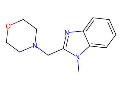 4-[(1-Methylbenzimidazol-2-yl)methyl]morpholine structure