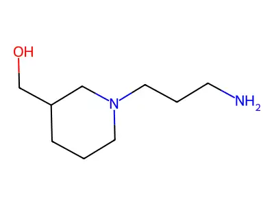 [1-(3-Aminopropyl)piperidin-3-yl]methanol structure