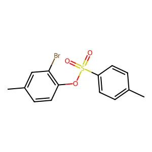 2-Bromo-4-methylphenyl 4-methylbenzenesulfonate structure