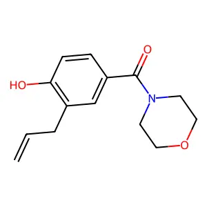 (4-Hydroxy-3-prop-2-enylphenyl)-morpholin-4-ylmethanone structure