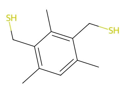 2,4,6-Trimethyl-1,3-benzenedimethanethiol structure