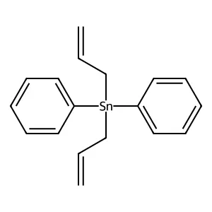 Diallyldiphenylstannane structure