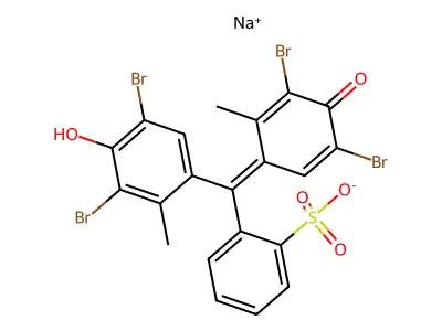 Bromocresol green structure