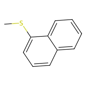 Naphthalene, 1-(methylthio)- structure