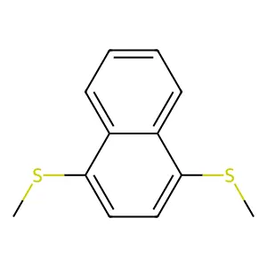 Naphthalene, 1,4-bis(methylthio)- structure