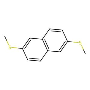 Naphthalene, 2,6-bis(methylthio)- structure