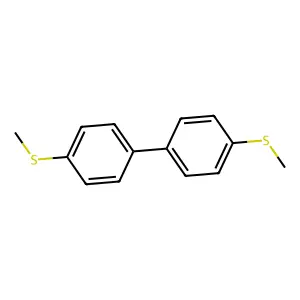 4,4'-Bis-methylsulfanyl-biphenyl structure