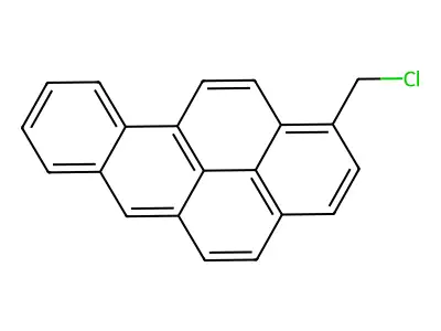 Benzo(a)pyrene, 1-(chloromethyl)- structure