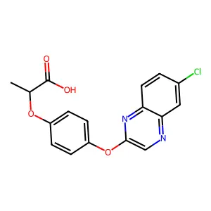 S-喹禾灵酸 structure