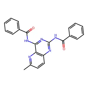 N-[2-(Benzoylamino)-6-methylpyrido[3,2-d]pyrimidin-4-yl]benzamide structure