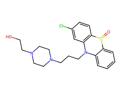 奋乃静亚砜 structure