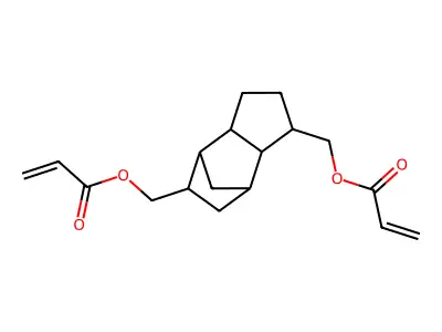 Tricyclodecanedimethanol diacrylate structure