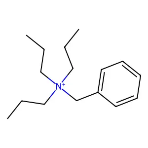 Benzenemethanaminium, N,N,N-tripropyl- structure