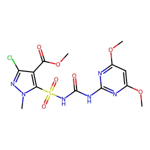 氯吡嘧磺隆 structure