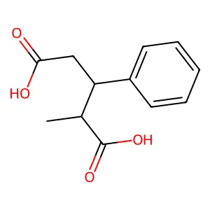 (2R,3R)-2-Methyl-3-phenylpentanedioic acid structure