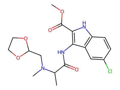 C18H22ClN3O5 structure