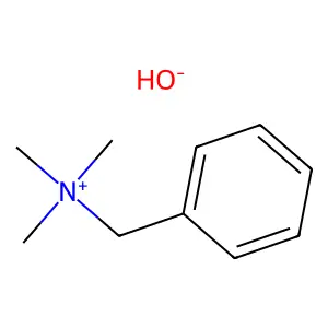 苄基三甲基氢氧化铵 structure