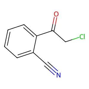 Benzonitrile, o-(chloroacetyl)- structure
