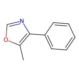5-Methyl-4-phenyl-1,3-oxazole structure