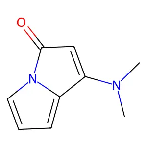 1-(Dimethylamino)-3h-pyrrolizin-3-one structure