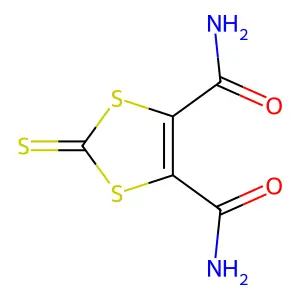 2-Thioxo-1,3-dithiole-4,5-dicarboxamide structure