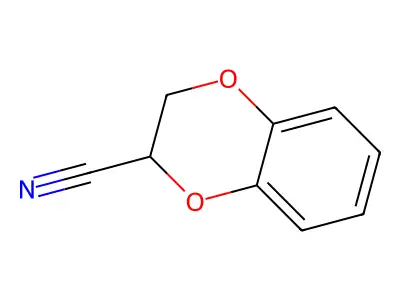 2,3-Dihydro-benzo(1,4)dioxine-2-carbonitrile structure