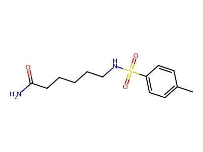 Hexanamide, 6-[[(4-methylphenyl)sulfonyl]amino]- structure