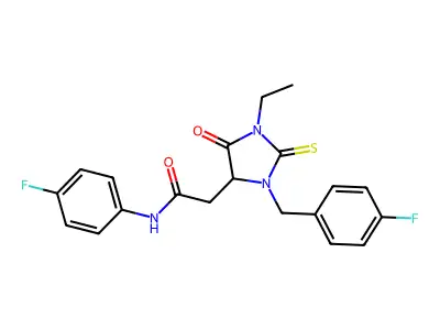 C20H19F2N3O2S structure
