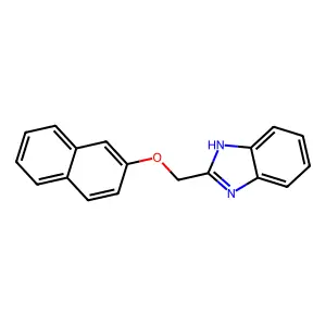 2-(naphthalen-2-yloxymethyl)-1H-benzimidazole structure