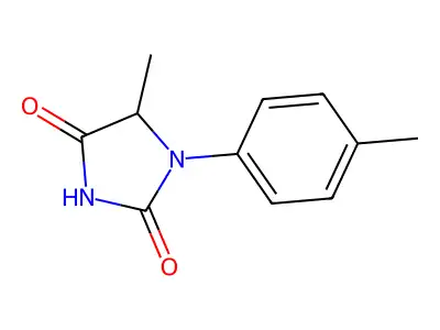 5-Methyl-1-(4-methylphenyl)imidazolidine-2,4-dione structure