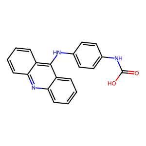 对(9-吖啶氨基)苯胺甲酸 structure