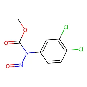 Carbanilic acid, 3,4-dichloro-N-nitroso-, methyl ester structure
