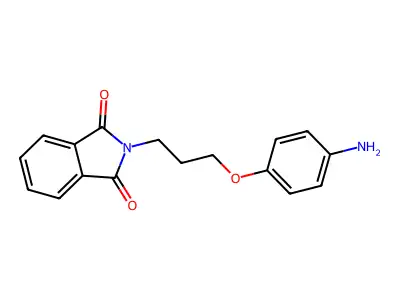 1H-Isoindole-1,3(2H)-dione, 2-[3-(4-aminophenoxy)propyl]- structure