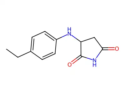 3-(4-Ethylanilino)pyrrolidine-2,5-dione structure