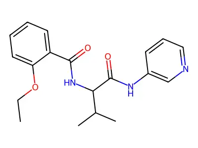 2-ethoxy-N-[3-methyl-1-oxo-1-(pyridin-3-ylamino)butan-2-yl]benzamide structure