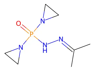 TEPA,-NH-N=C(Me)Me derivative structure