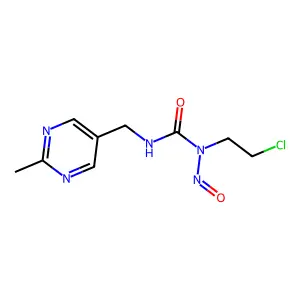 Urea, N-(2-chloroethyl)-N'-((2-methyl-5-pyrimidinyl)methyl)-N-nitroso- structure