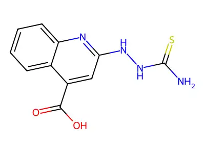2-(2-Carbamothioylhydrazinyl)quinoline-4-carboxylic acid structure