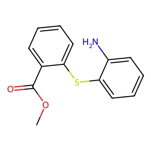 Methyl 2-[(2-aminophenyl)sulfanyl]benzoate structure