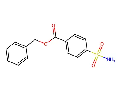 Benzyl 4-sulfamoylbenzoate structure