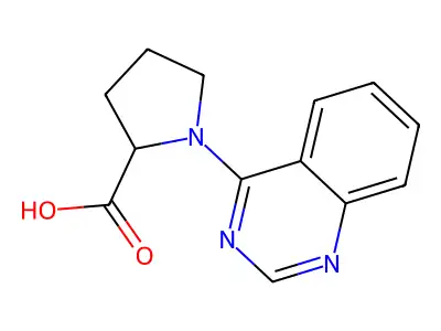 1-(4-Quinazolinyl)proline structure