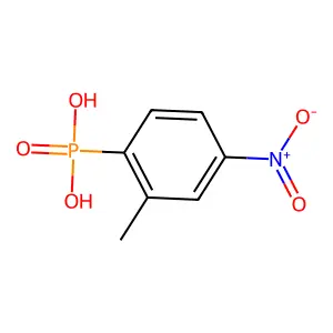 (2-Methyl-4-nitrophenyl)phosphonic acid structure
