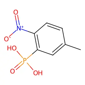 (5-甲基-2-硝基苯基)膦酸 structure