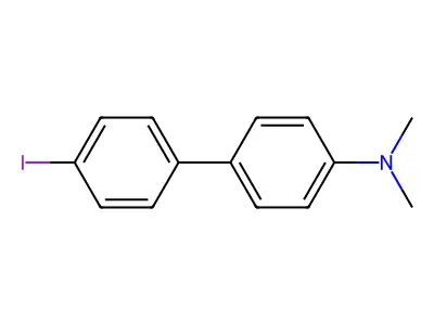 [1,1'-Biphenyl]-4-amine, 4'-iodo-N,N-dimethyl- structure