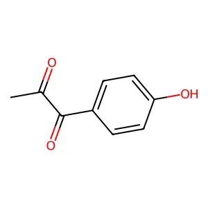1-(4-Hydroxyphenyl)propane-1,2-dione structure