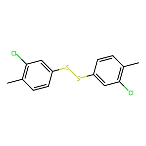 3-Chloro-4-methylphenyl disulfide structure